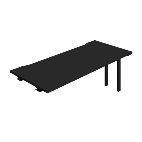 Synergy Bench Extension with Cut Out: 1 Person (FSC) : 1800 800 Black/Black