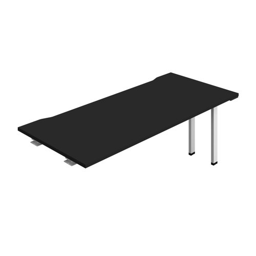 Synergy Bench Extension with Cut Out: 1 Person (FSC) : 1800 800 Black/White