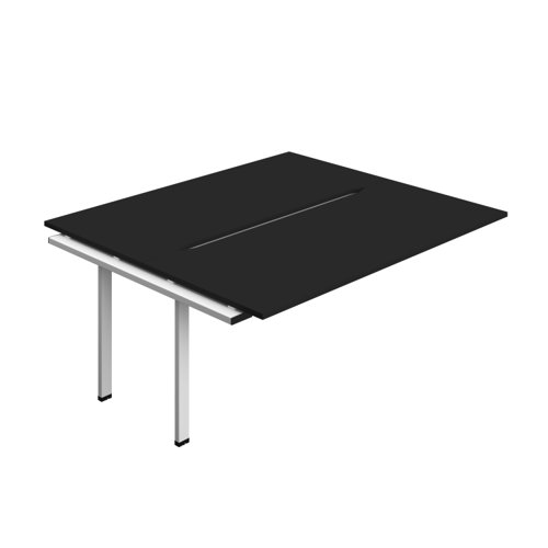 Synergy Bench Extension with Cut Out: 2 Person (FSC) : 1800 800 Black/White