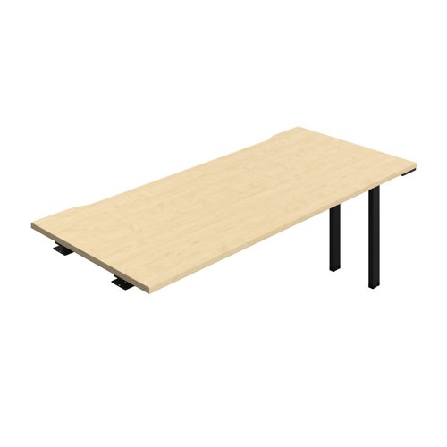 Synergy Bench Extension with Cut Out: 1 Person (FSC) : 1800 800 Maple/Black
