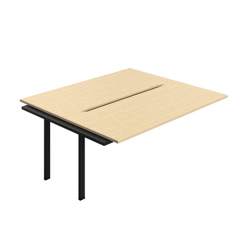 Synergy Bench Extension with Cut Out: 2 Person (FSC) : 1800 800 Maple/Black