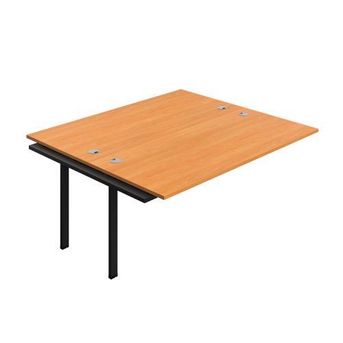 Synergy Bench Extension with Cable Ports: 2 Person (FSC) : 1800 800 Beech/Black