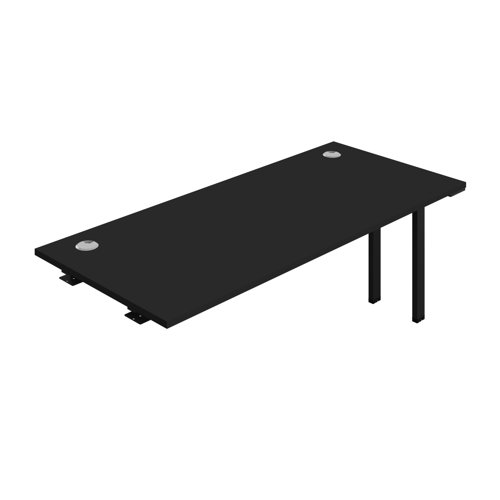 Synergy Bench Extension with Cable Ports: 1 Person (FSC) : 1800 800 Black/Black