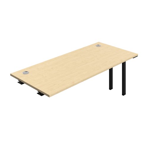 Synergy Bench Extension with Cable Ports: 1 Person (FSC) : 1800 800 Maple/Black