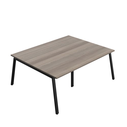 Synergy Meeting Table (FSC) : A-Frame Leg : 2000 1600 Grey Oak/Black