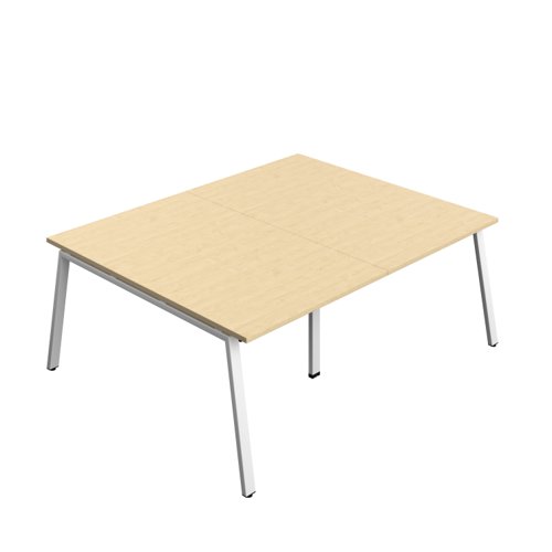 Synergy Meeting Table (FSC) : A-Frame Leg : 2000 1600 Maple/White