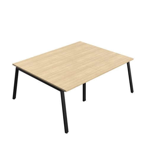 Synergy Meeting Table (FSC) : A-Frame Leg : 2000 1600 Nova Oak/Black