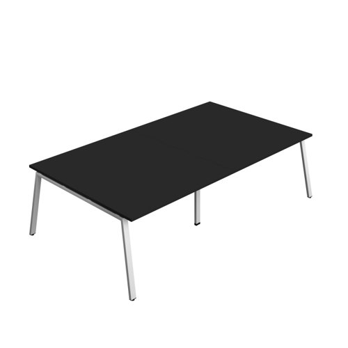 Synergy Meeting Table (FSC) : A-Frame Leg : 2800 1600 Black/Silver