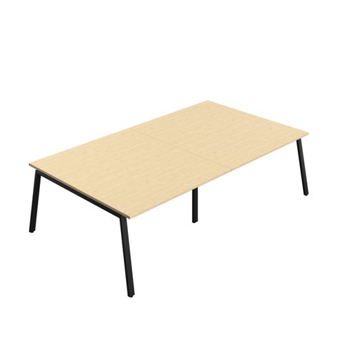 Synergy Meeting Table (FSC) : A-Frame Leg : 2800 1600 Maple/Black