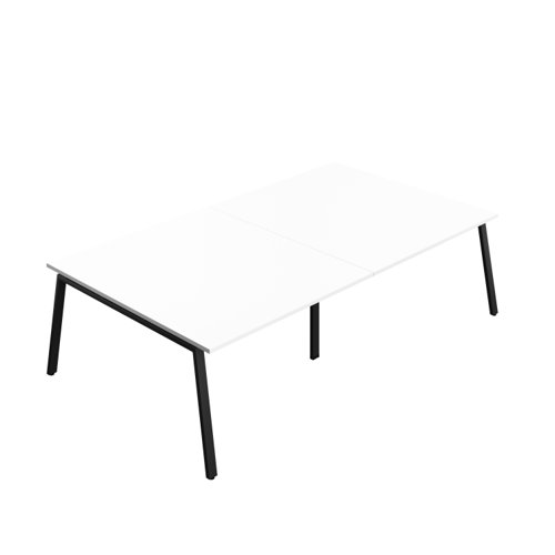 Synergy Meeting Table (FSC) : A-Frame Leg : 2800 1600 White/Black