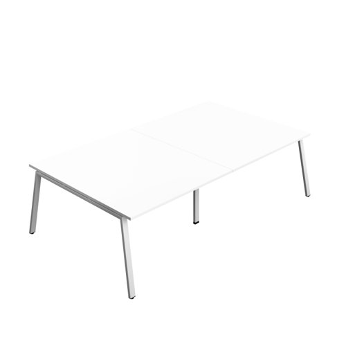 Synergy Meeting Table (FSC) : A-Frame Leg : 2800 1600 White/Silver