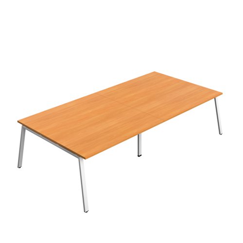 Synergy Meeting Table (FSC) : A-Frame Leg : 3200 1600 Beech/White