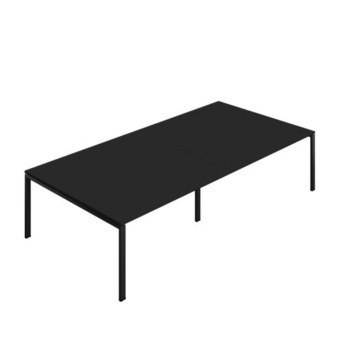 Synergy Meeting Table (FSC) : Goal Post Leg : 3200 1600 Black/Black