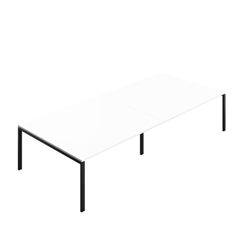 Synergy Meeting Table (FSC) : Goal Post Leg : 3600 1600 White/Black