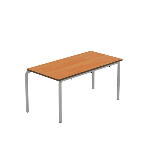 Titan Crush Bent Frame Table 1100x550x530 Beech/Grey