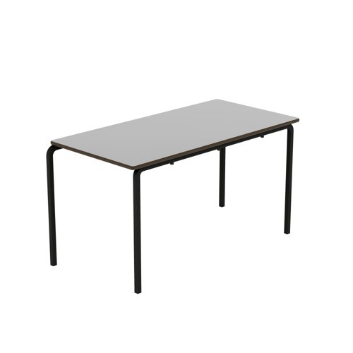Titan Crush Bent Frame Table 1200x600x640 Grey/Black