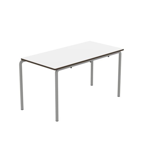 Titan Crush Bent Frame Table 1200x600x640 White/Grey
