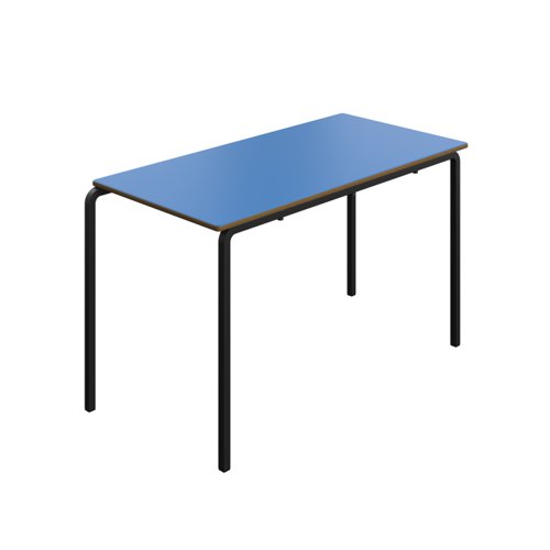 Titan Crush Bent Frame Table 1200x600x710 Blue/Black