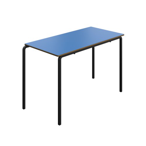 Titan Crush Bent Frame Table 1200x600x760 Blue/Black