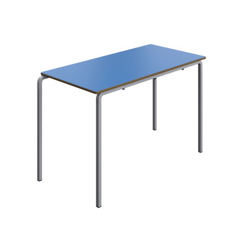 Titan Crush Bent Frame Table 1200x600x760 Blue/Grey