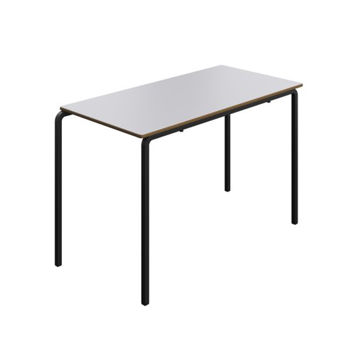 Titan Crush Bent Frame Table 1200x600x760 :Grey/Black