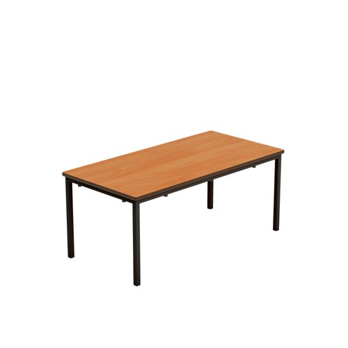 Titan Welded Frame Table 1100x550x460 Beech/Black