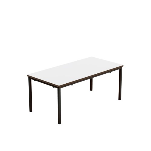 Titan Welded Frame Table 1100x550x460 White/Black