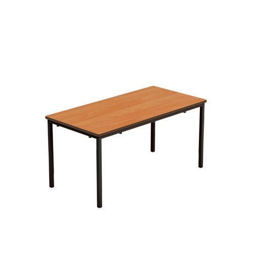 Titan Welded Frame Table 1100x550x530 Beech/Black