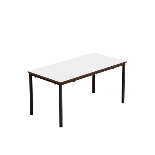 Titan Welded Frame Table 1100x550x530 White/Black