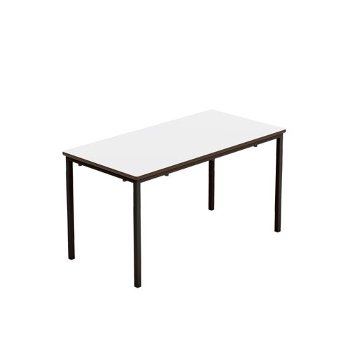 Titan Welded Frame Table 1100x550x590 White/Black
