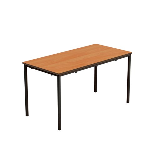 Titan Welded Frame Table 1200x600x640 Beech/Black