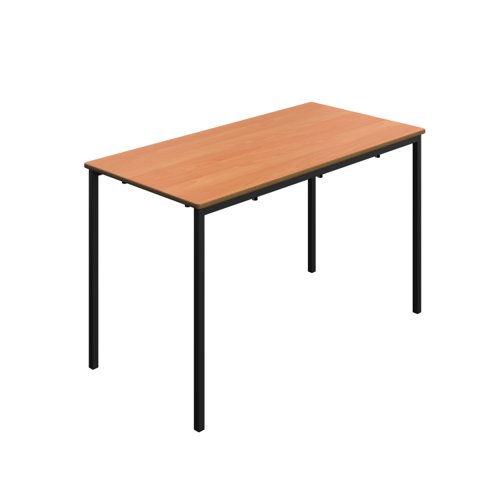 Titan Welded Frame Table 1200x600x710 Beech/Black