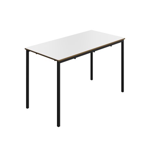 Titan Welded Frame Table 1200x600x710 White/Black