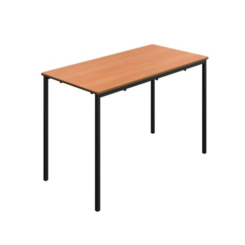 Titan Welded Frame Table 1200x600x760 Beech/Black