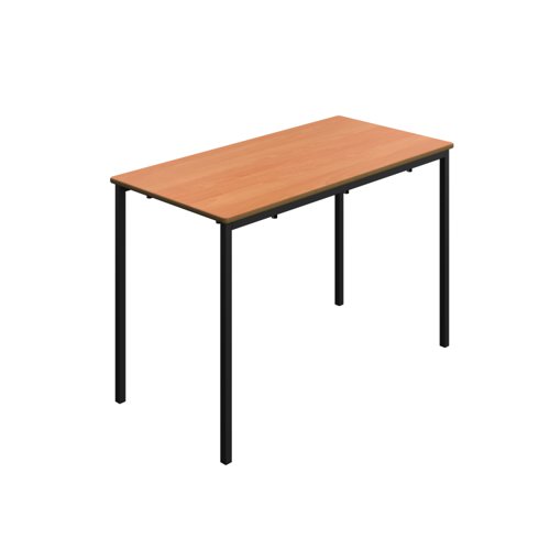 Titan Welded Frame Table 1100x550x710 Beech/Black