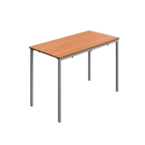 Titan Welded Frame Table 1100x550x710 Beech/Grey