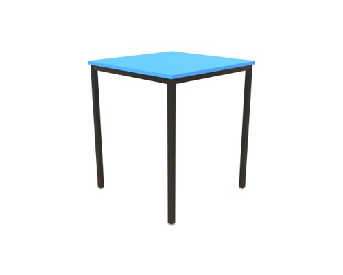 Titan Welded Frame Table 600x600x710 Blue/Black