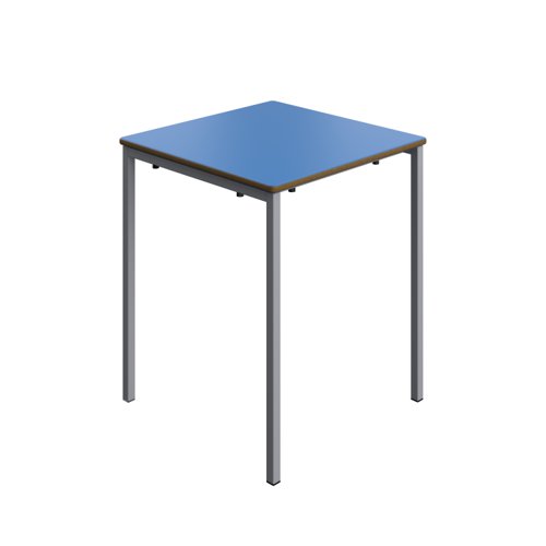 Titan Welded Frame Table 600x600x710 Blue/Grey