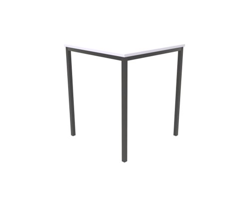 Titan Welded Frame Table 600x600x710 Grey/Black