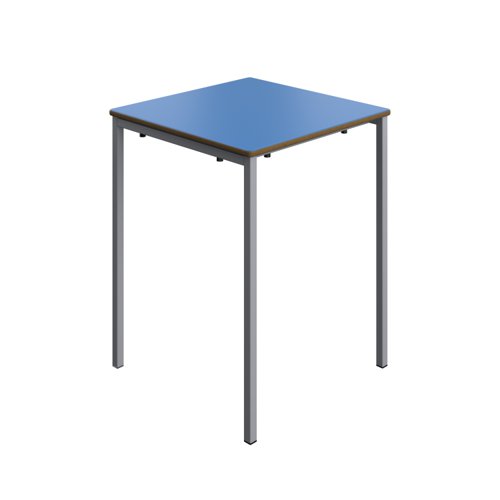 Titan Welded Frame Table 600x600x760 Blue/Grey