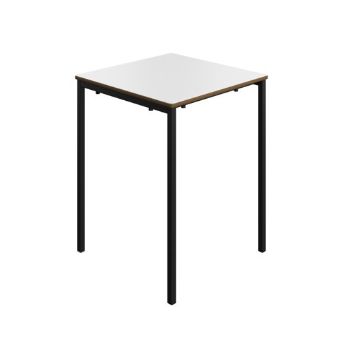 Titan Welded Frame Table 600x600x760 White/Black