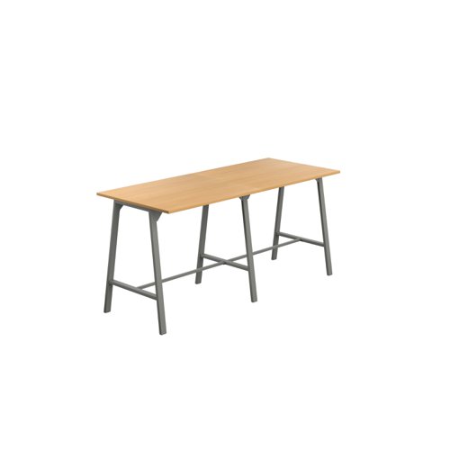 Titan High Maker Rectangular Table (FSC) 1200 X 1000 Anthracite/Ellmau Beech