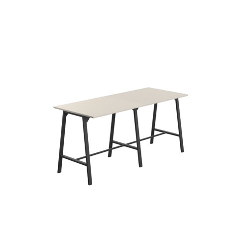 Titan High Maker Rectangular Table (FSC) 1200 X 1000 Black/Grey