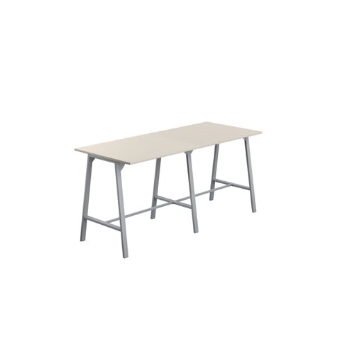 Titan High Maker Rectangular Table (FSC) 1200 X 1000 Silver/Grey