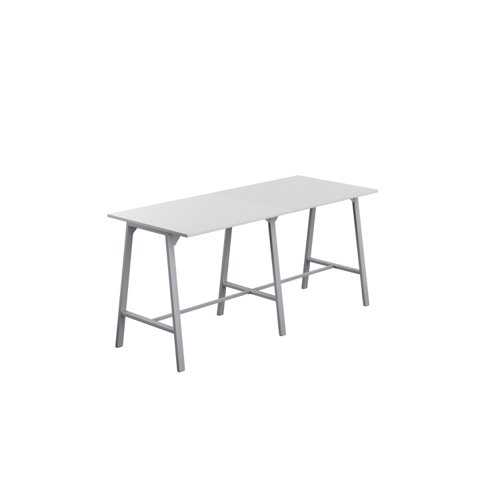 Titan High Maker Rectangular Table (FSC) 1200 X 1000 Silver/White