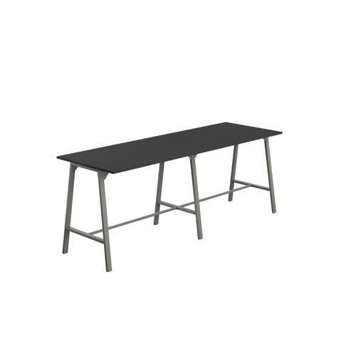 Titan High Maker Rectangular Table (FSC) 1500 X 1000 Anthracite/Black