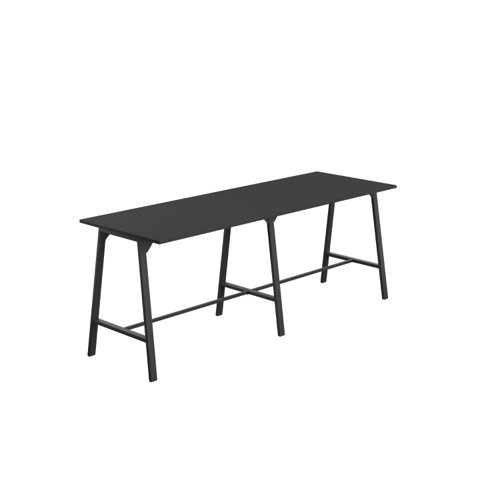 Titan High Maker Rectangular Table (FSC) 1500 X 1000 Black/Black