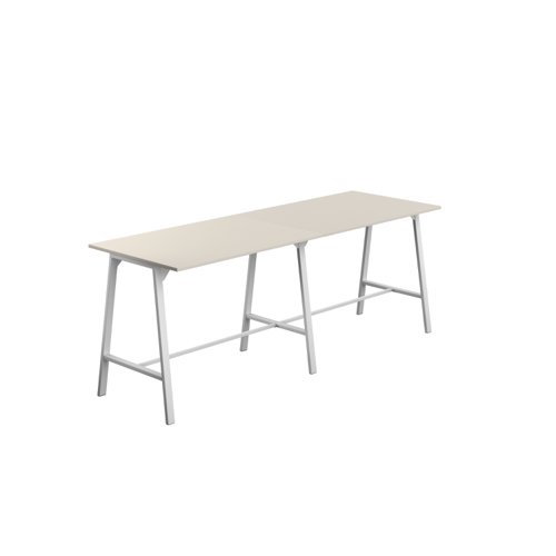 Titan High Maker Rectangular Table (FSC) 1500 X 1000 White/Grey