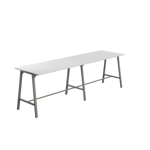 Titan High Maker Rectangular Table (FSC) 1800 X 1000 Anthracite/White