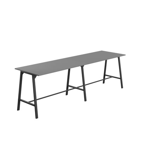 Titan High Maker Rectangular Table (FSC) 1800 X 1000 Black/Anthracite